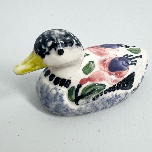 O’Neill Bunratty Ceramic Hand Painted Small Duck Made In Ireland - Picture 1 of 8